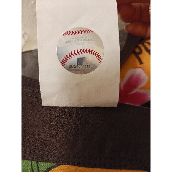 Hurley MLB Swim Trunks SAN DIEGO PADRES Mens Sz 36 Yellow Board Shorts Tropical - Picture 13 of 16